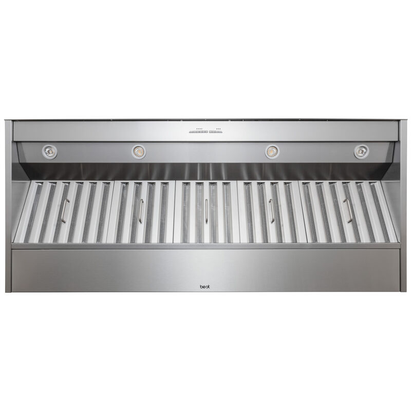 Best CP5 60 in. Standard Style Range Hood with 4 Speed Settings, 1500 CFM & 4 LED Light - Stainless Steel, , hires