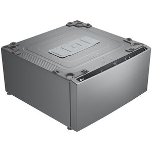 LG SideKick 27 in. 1.0 cu. ft. TwinWash Compatible Pedestal Washer - Graphite Steel, , hires