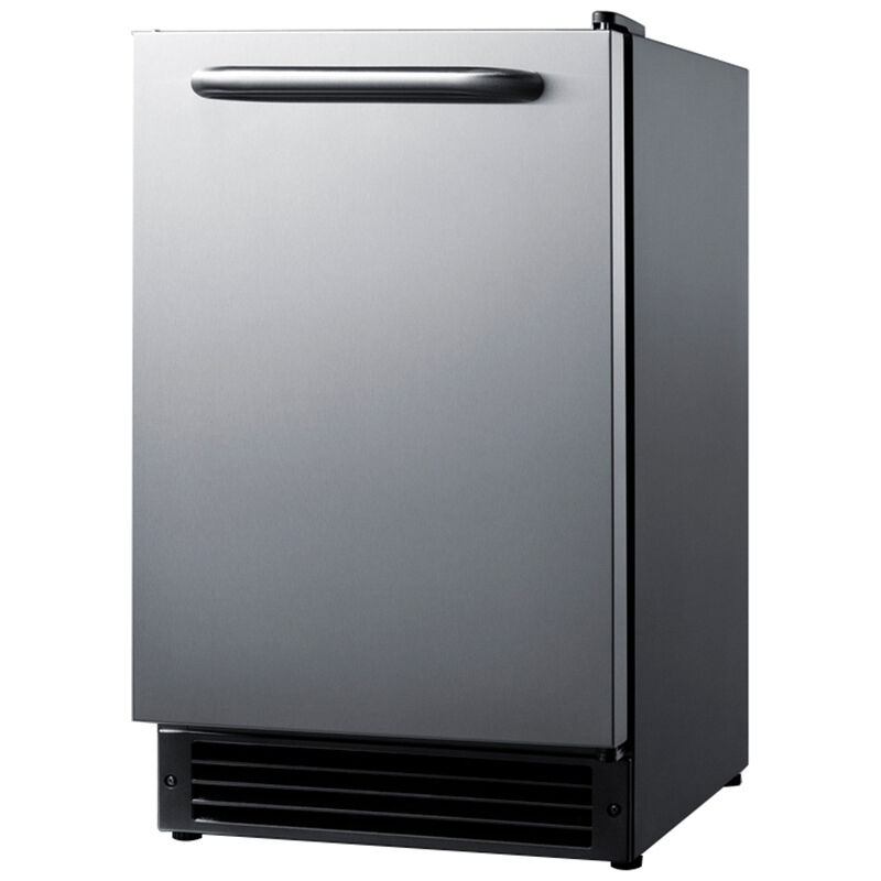 Summit 15 in. Built-In Undercounter Ice Maker with 12 lb. Ice Storage - Stainless Steel, , hires