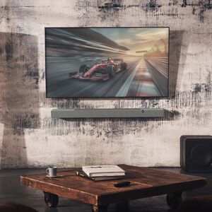 Klipsch 3.1.2 Channel Dolby Atmos Sound Bar with Bluetooth & Built-In Subwoofer - Walnut, , hires