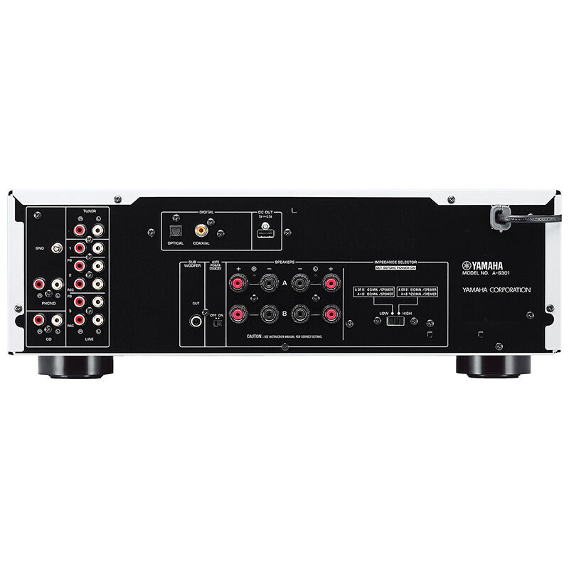 Yamaha 2 Channel 120 Watt Integrated Amplifier - Black, , hires