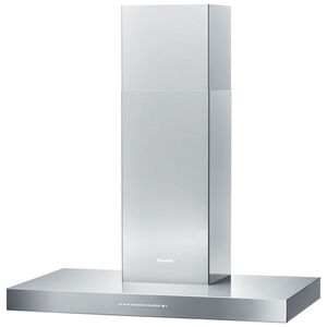 Miele 36 in. Chimney Style Range Hood with 4 Speed Settings, Convertible Venting & 3 LED Lights - Stainless Steel, , hires