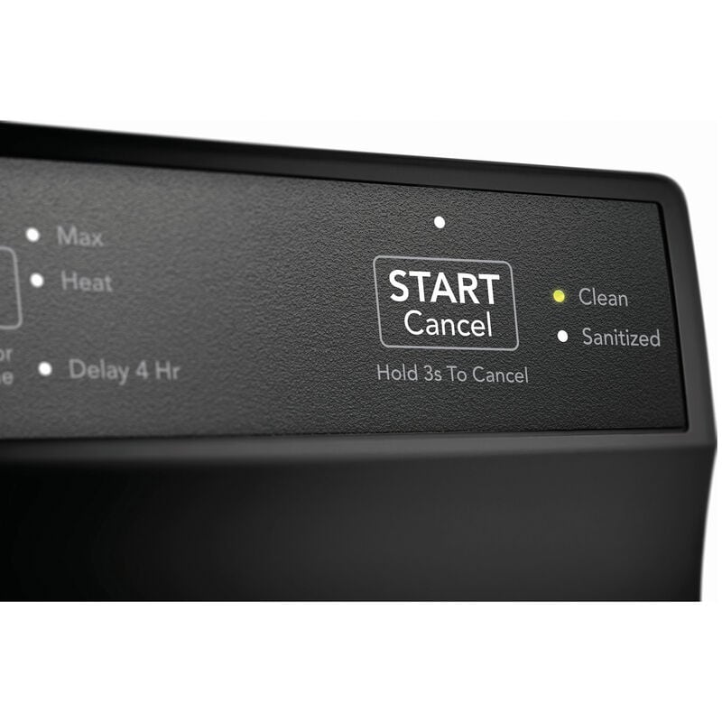 Frigidaire 24 in. Front Control Dishwasher with 54 dBa Sound Level, MaxDry & Pocket - Black, Black, hires
