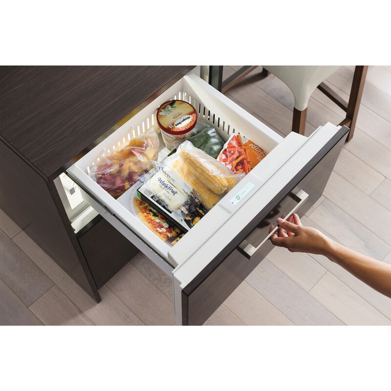 Sub-Zero 24 in. 3.8 cu. ft. Built-in Smart Double Freezer Drawers with Ice-Maker - Custom Panel Ready, , hires