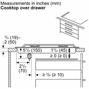 Bosch 300 Series 36 in. 5-Burner Natural Gas Cooktop with Simmer Burner & Power Burner - Stainless Steel, , hires
