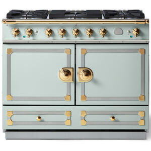 La Cornue Cornufe Series 43 in. 4.6 cu. ft. Standard Convection Double Oven Dual Fuel Range with 5 Sealed Burners - Tapestry, , hires