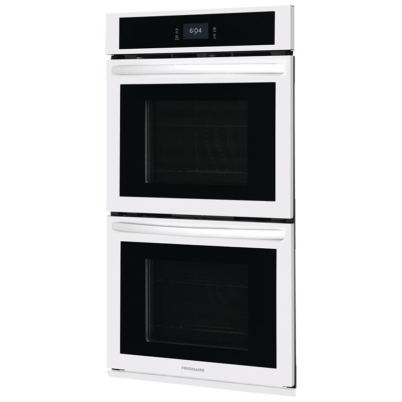 Frigidaire 27" 7.6 Cu. Ft. Electric Double Wall Oven with Standard Convection & Self Clean - White, White, hires