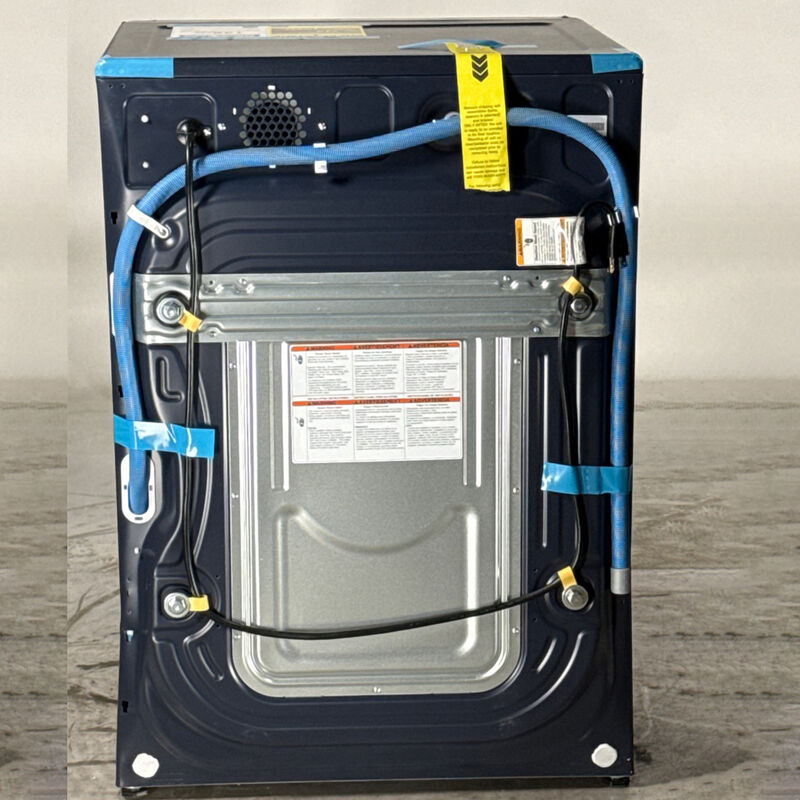 GE Profile 28 in. 5.3 cu. ft. Smart Stackable Front Load Energy Star Washer with UltraFresh Vent System+, Sanitize & Steam Cycle - Sapphire Blue (Open Box Good Condition), , hires