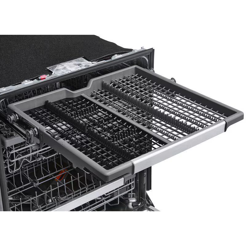 LG Studio 24 in. Top Control Flush-Mount Smart Dishwasher with 40 dBa Sound Level, 3rd-Rack & Dynamic Dry - PrintProof Stainless Steel, , hires