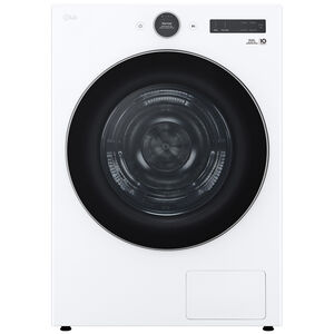 LG 27 in. 7.8 cu. ft. Smart Stackable Ventless Electric Dryer with Heat Pump & Sensor Dry - White, , hires