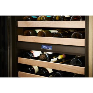 Sub-Zero Designer Series 24 in. Undercounter Smart Wine Cooler with Wood Racks, Dual Temperature Zones & 42 Bottle Capacity - Custom Panel Ready, , hires