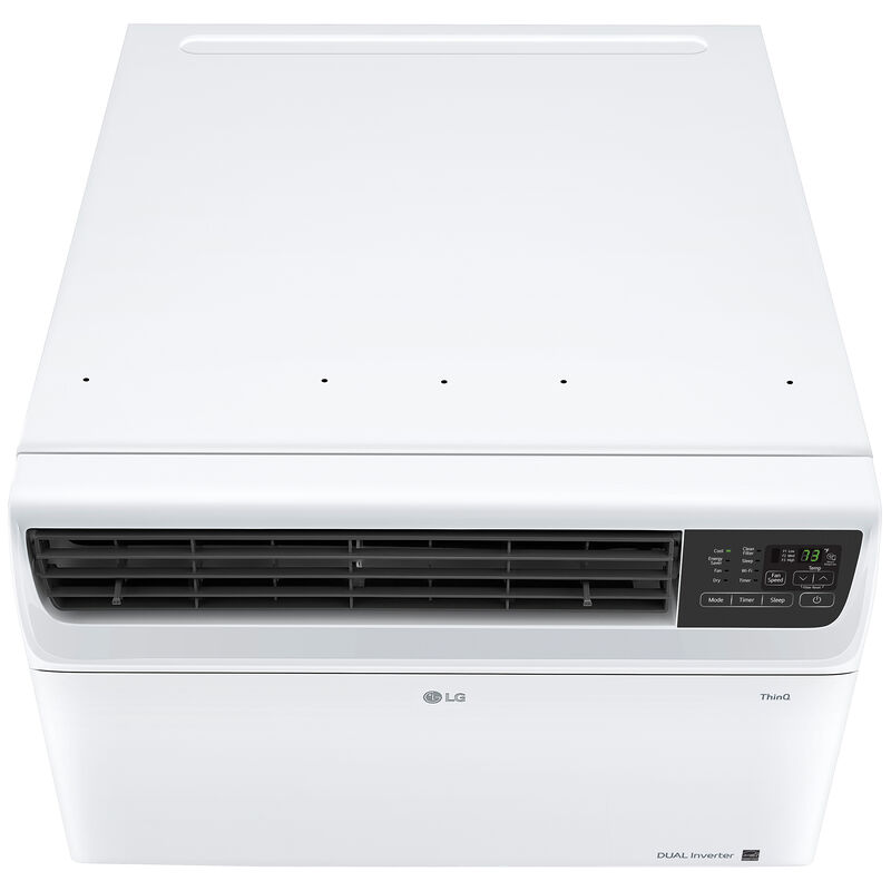 LG 18,000 BTU 230V Smart Energy Star Window/Wall Air Conditioner with Dual Inverter, 3 Fan Speeds, Sleep Mode & Remote Control - White, , hires