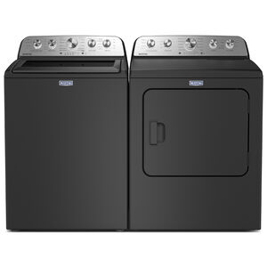 Maytag Pet Pro 27 in. 4.7 cu. ft. Top Load Washer with Agitator - Volcano Black, Volcano Black, hires