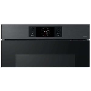 Samsung Bespoke 30 in. 10.2 cu. ft. Smart Top Control SteamElectric Double Wall Oven with Dual Convection - Matte Black, , hires