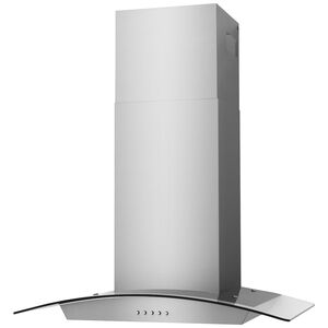 Frigidaire 30 in. Ducted Chimney Style Range Hood with 340 CFM, 3 Fan Speeds & 2 LED Lights - Stainless Steel, , hires