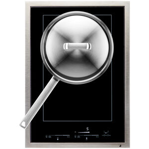 JennAir Custom 15 in. 2-Burner Induction Cooktop - Stainless Steel, , hires