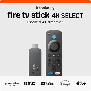 Amazon Fire TV Stick 4K Select (newest model), start streaming in 4K, AI-powered search, and free & live TV, , hires