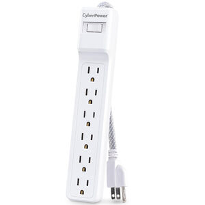 CyberPower Essential Surge Protectors - White, , hires