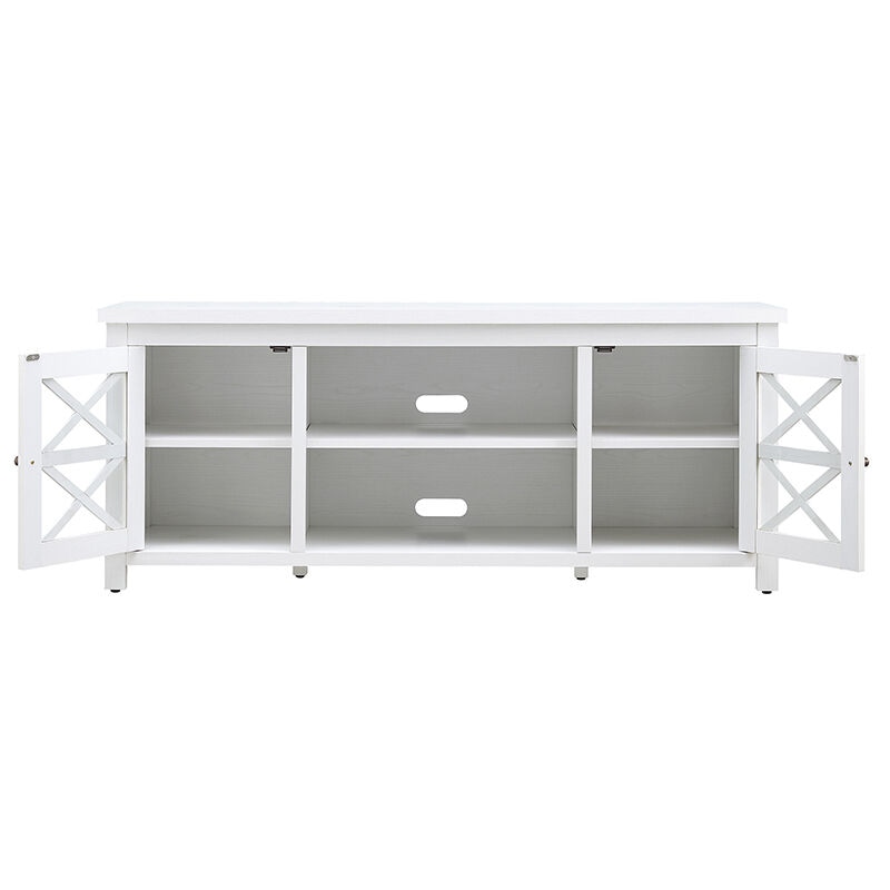 Hudson & Canal Colton 58" TV Stand - White, , hires