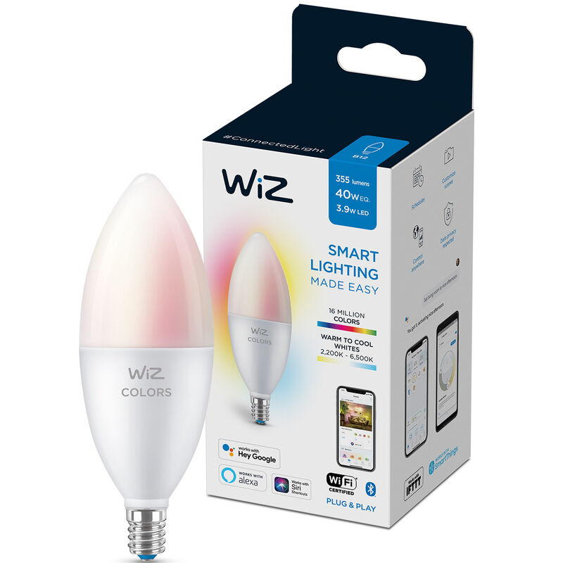 WiZ - BLE Color Candle Bulb - Multi Color, , hires