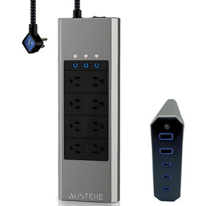 Austere V Series 8-Outlet 3,000 Joules Surge Protector with Fast Charging USB, , hires