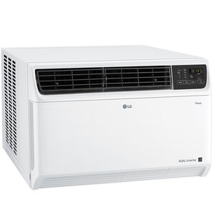 LG 23,500 BTU Smart Energy Star Window/Wall Air Conditioner with Dual Inverter, 4 Fan Speeds, Sleep Mode & Remote Control - White, , hires