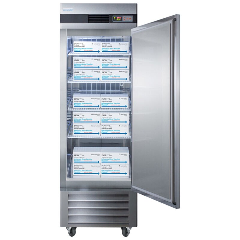 Summit AccuCold 28 in. 23.0 cu. ft. Freezerless Refrigerator - Stainless Steel, , hires
