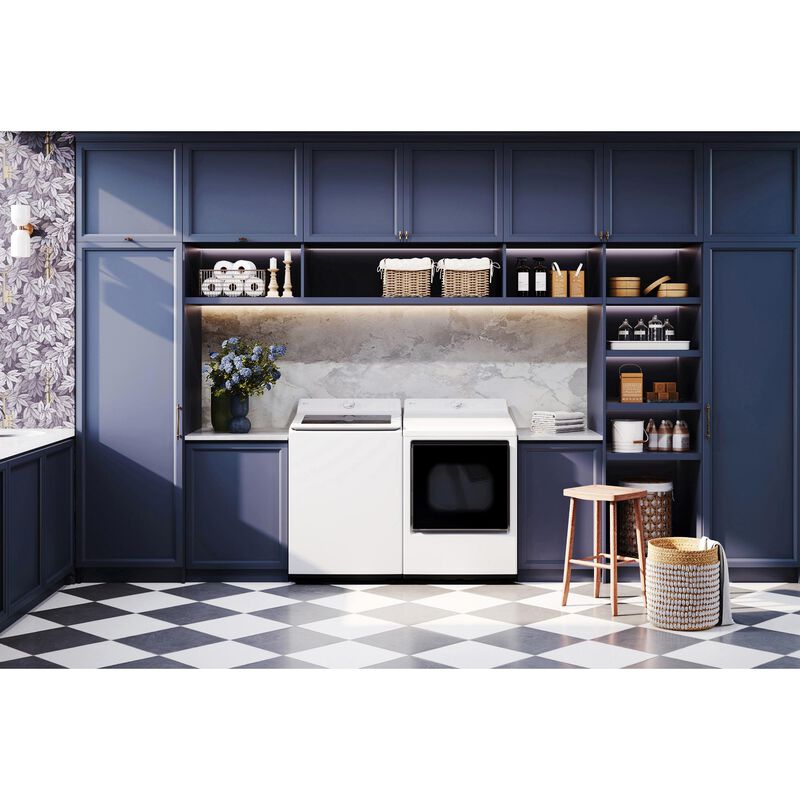 LG 27 in. 4.8 cu. ft. Smart Top Load Washer with 4-Way Agitator, EasyUnload & AI Sensing - Alpine White, Alpine White, hires