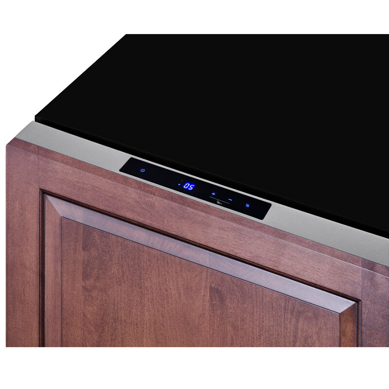 Summit 24 in. 3.7 cu. ft. Drawer Compact Freezer with Digital Control - Custom Panel Ready, , hires