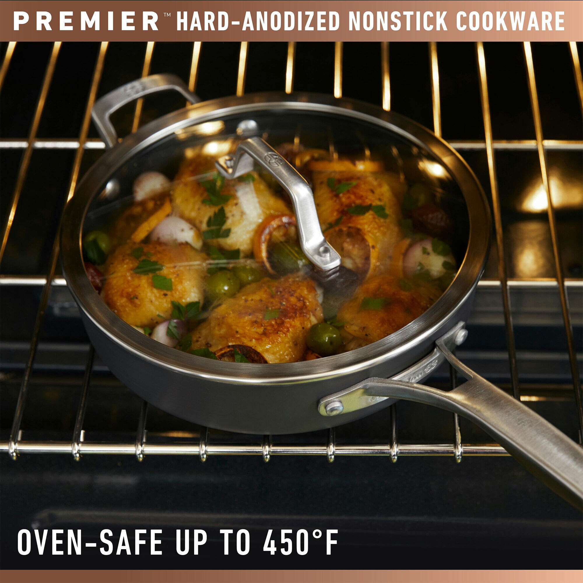 Calphalon Premier Hard Anodized Nonstick Cookware 11 Piece Pots and Pans Set P.C. Richard Son