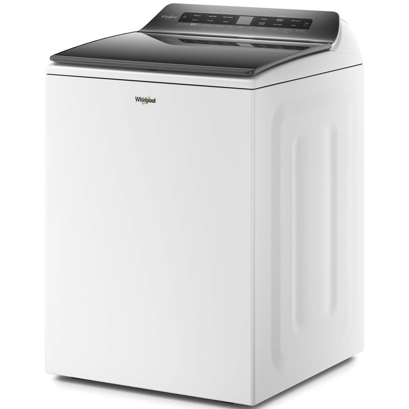 Whirlpool 27 in. 4.8 cu. ft. Smart Top Load Washer with Load & Go Dispenser & Sanitize with Oxi - White, White, hires