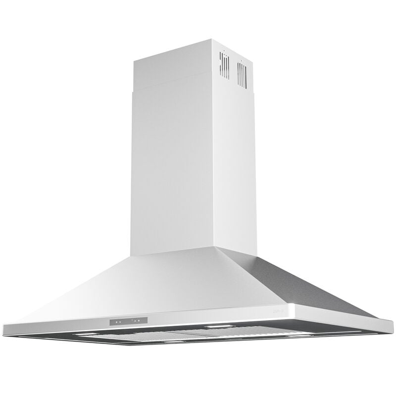 Zephyr 36 in. Smart Convertible Chimney Style Range Hood with 700 CFM, 6 Fan Speeds & 4 LED Lights - Stainless Steel, , hires