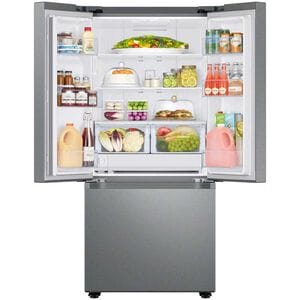 Samsung 30 in. 22 cu. ft. Smart French Door Refrigerator with Water Dispenser - Fingerprint Resistant Stainless Steel, Fingerprint Resistant Stainless, hires
