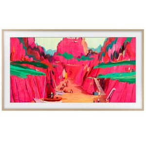 Samsung The Frame 85" Customizable Bezel - Modern Teak Compatible with The Frame (2021-2024) and The Frame Pro (2025) TVs