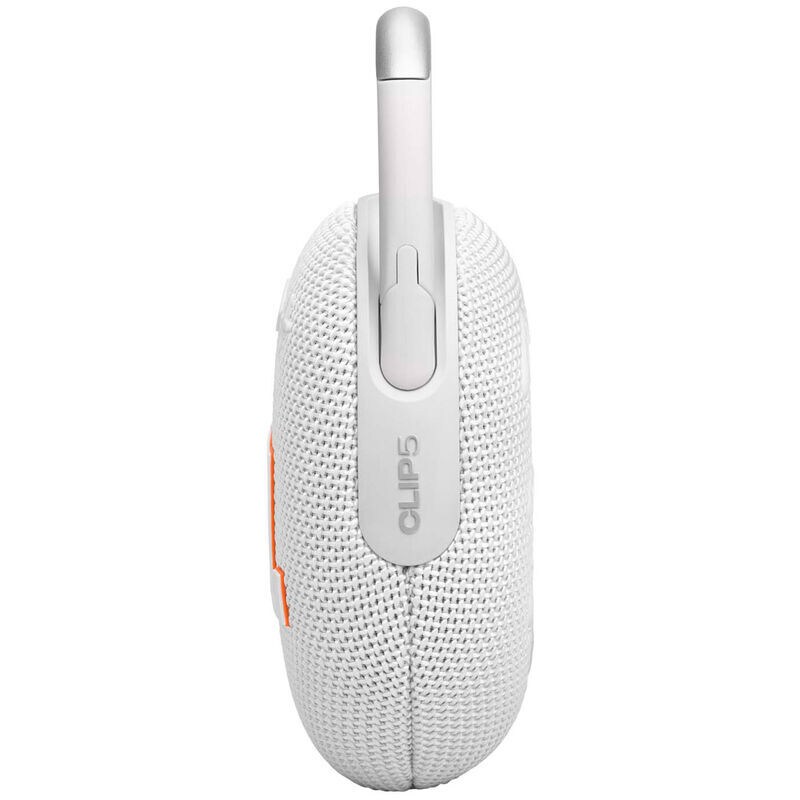 JBL Clip 5 Ultra Portable Waterproof Speaker - White, White, hires