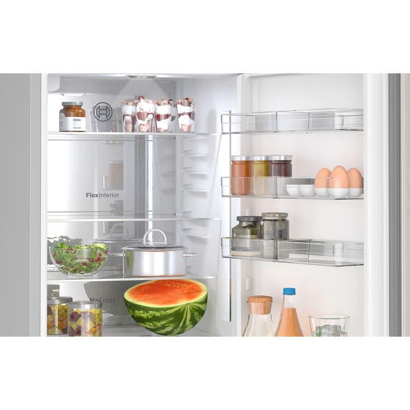 Bosch 800 Series 24 in. 12.8 cu. ft. Smart Counter Depth Bottom Freezer Refrigerator with Internal Water Dispenser - Stainless Steel, Stainless Steel, hires