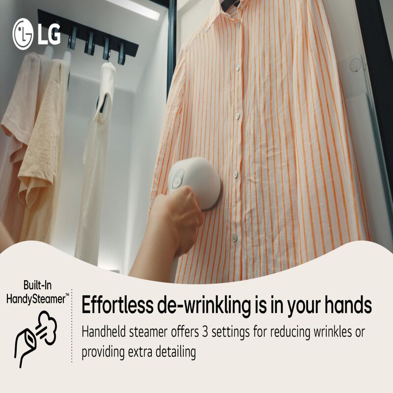 LG Studio Styler Smart Steam Closet with Dual TrueSteam Technology, Dynamic MovingHanger & Built-In HandySteamer, , hires