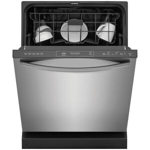 Frigidaire Gallery 24 in. Built-In Dishwasher with Top Control, 52 dBA Sound Level, 14 Place Settings, 5 Wash Cycles & Sanitize Cycle - Stainless Steel, , hires