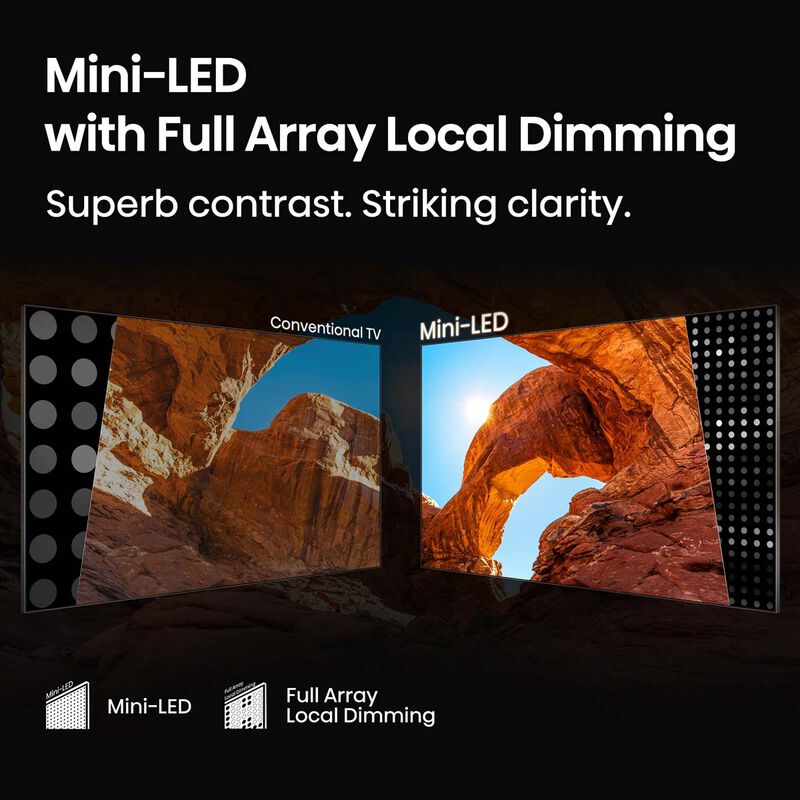 Hisense - 75" Class QD7 Series Mini LED 4K UHD Smart Fire TV, , hires