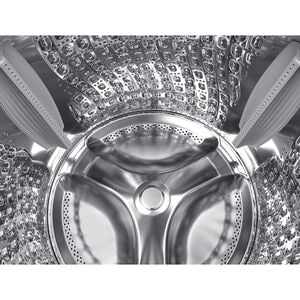 Samsung Bespoke 27 in. 5.3 cu. ft. Smart Stackable Front Load Washer with AI Home, AI OptiWash+, Sanitize & Steam Cycle - Ivory, , hires