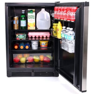 Avanti 24 in. 5.2 cu. ft. Mini Fridge - Stainless Steel, , hires