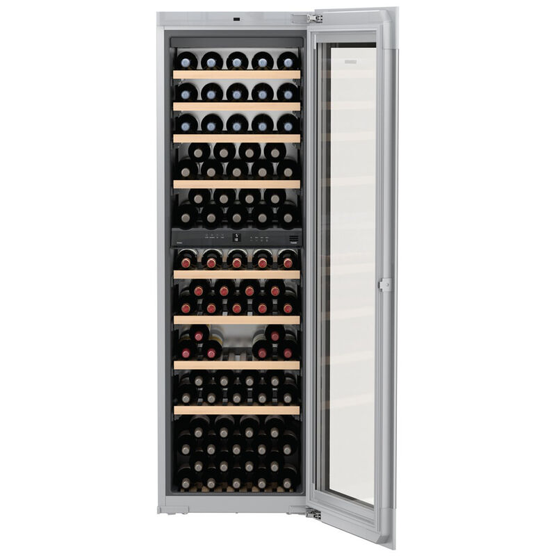 Liebherr 24 in. Built-In 9.6 cu. ft. Wine Cooler with 83 Bottle Capacity, Dual Temperature Zone & Digital Control - Black Glass, , hires