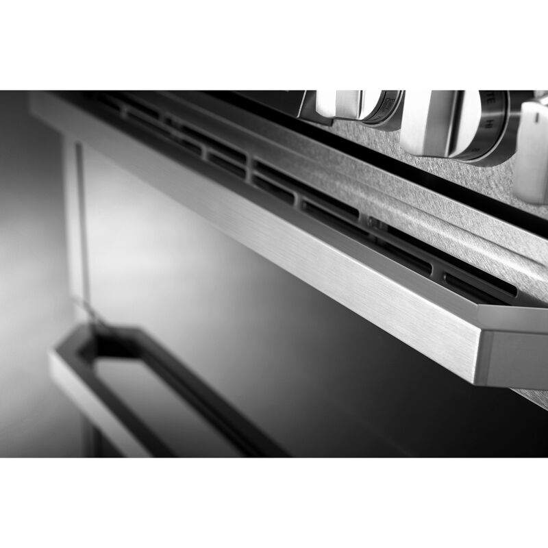 LG Signature Signature Series 30 in. 7.3 cu. ft. Smart True European Convection Double Oven Slide-In Dual Fuel Range with 4 Sealed Burners & Griddle - Stainless Steel, , hires