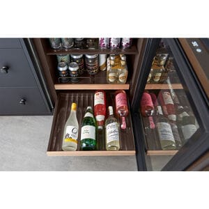Sub-Zero Designer Series 24 in. 5.5 cu. ft. Built-In Undercounter Beverage Center with Adjustable Shelves & Digital Control Right Hinged - Custom Panel Ready, , hires