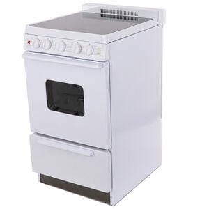 Premier 20 in. 2.4 cu. ft. Electric Range with Smoothtop Burners - White, , hires