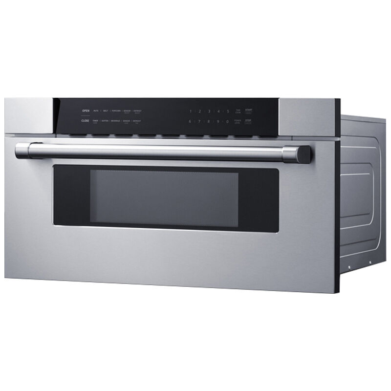 Summit 30 in. 1.2 cu. ft. 1000W Drawer Microwave with Sensor