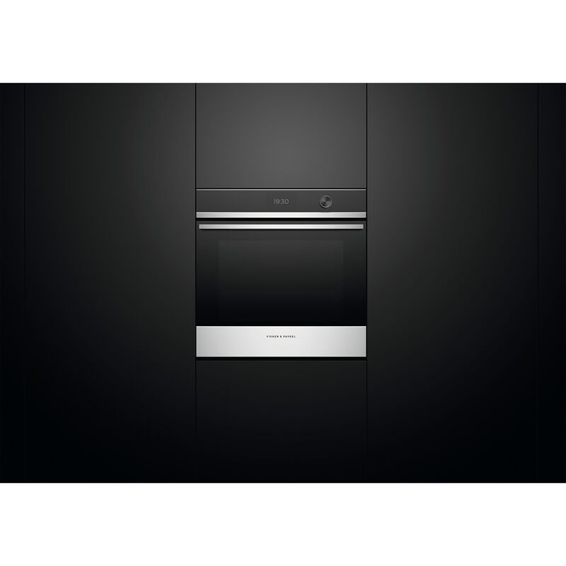 Fisher & Paykel Series 9 24 in. 3 cu. ft. Smart Electric Single Wall Oven with Standard Convection - Stainless Steel, , hires