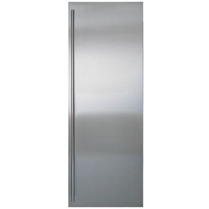 Sub-Zero Classic Series 48 in. Flush Inset Freezer Door Panel with Tubular Handle - Stainless Steel, , hires