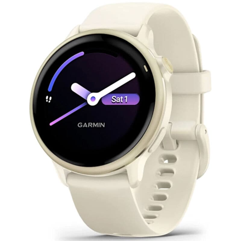 Garmin V voactive 6 Smart Watch - Lunar Gold with Bone Band, , hires