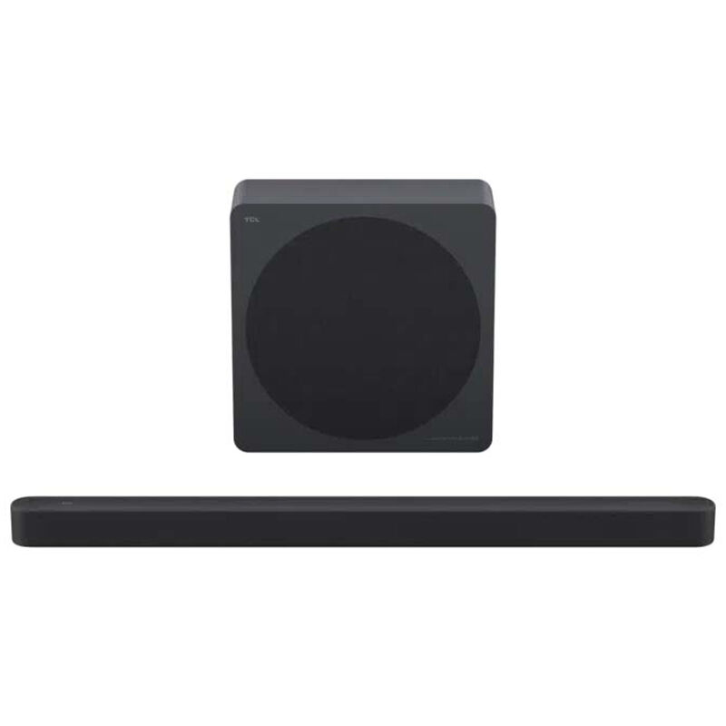 TCL 3.1.2 Channel Dolby Atmos Sound Bar with Bluetooth & Wireless Subwoofer - Black, , hires